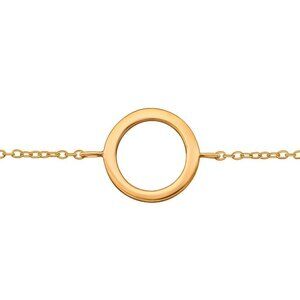 Rose Gold Dainty Round Bracelet